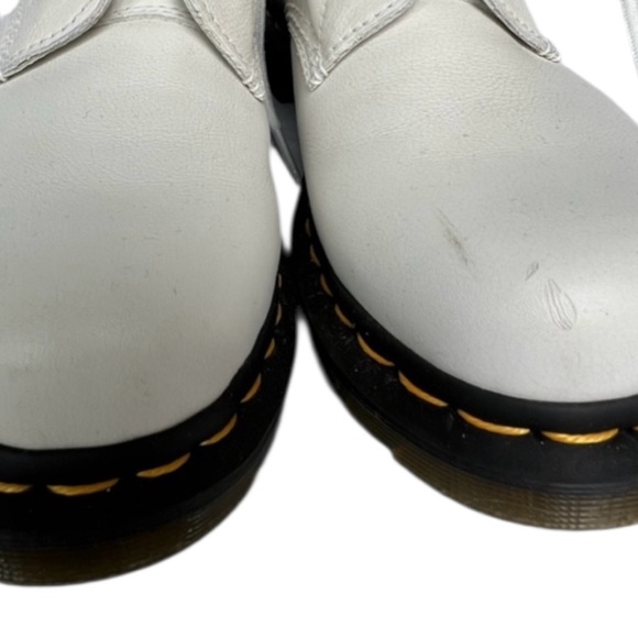 💕Doc Martens Ivory Jadon Leather Boots 38 EU • US 7 W / 5.5 M • UNISEX - Picture 5 of 8